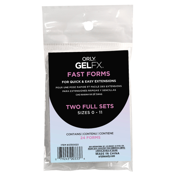 Fast Form Box GEL FX FAST FORMS 24pc PACK — ORLY+