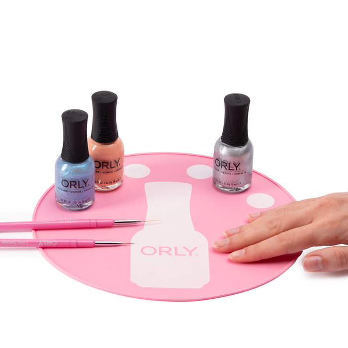 Circular Silicone Nail Art Mat